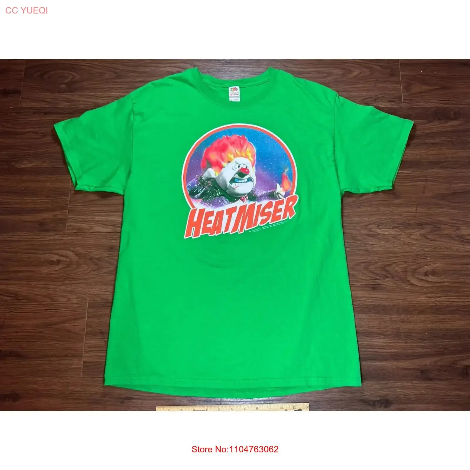 Awesome Heatmiser A Year Without Santa Claus T shirt Size Large vintage Washed Versatile Comfortable fashion graphic streetwear