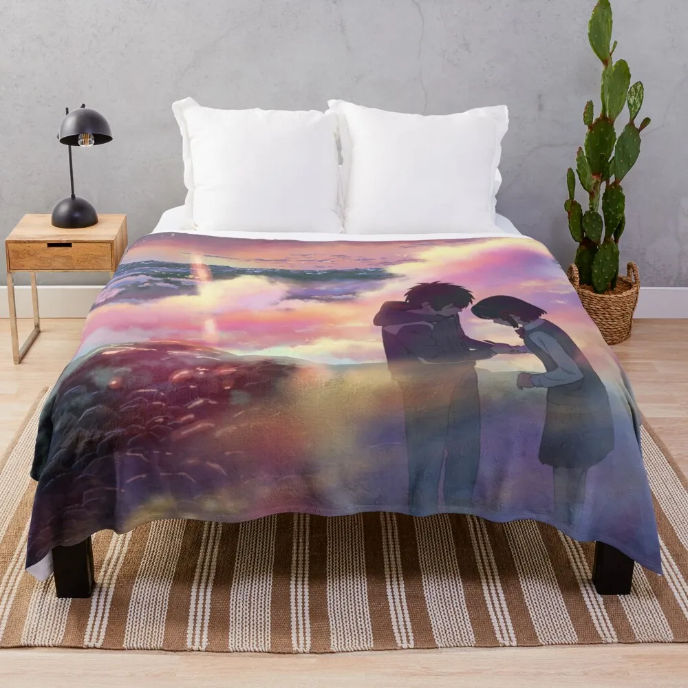 Kimi no Na wa - Make A Wish Throw Blanket Moving Vintage Winter beds Sofa Quilt Blankets