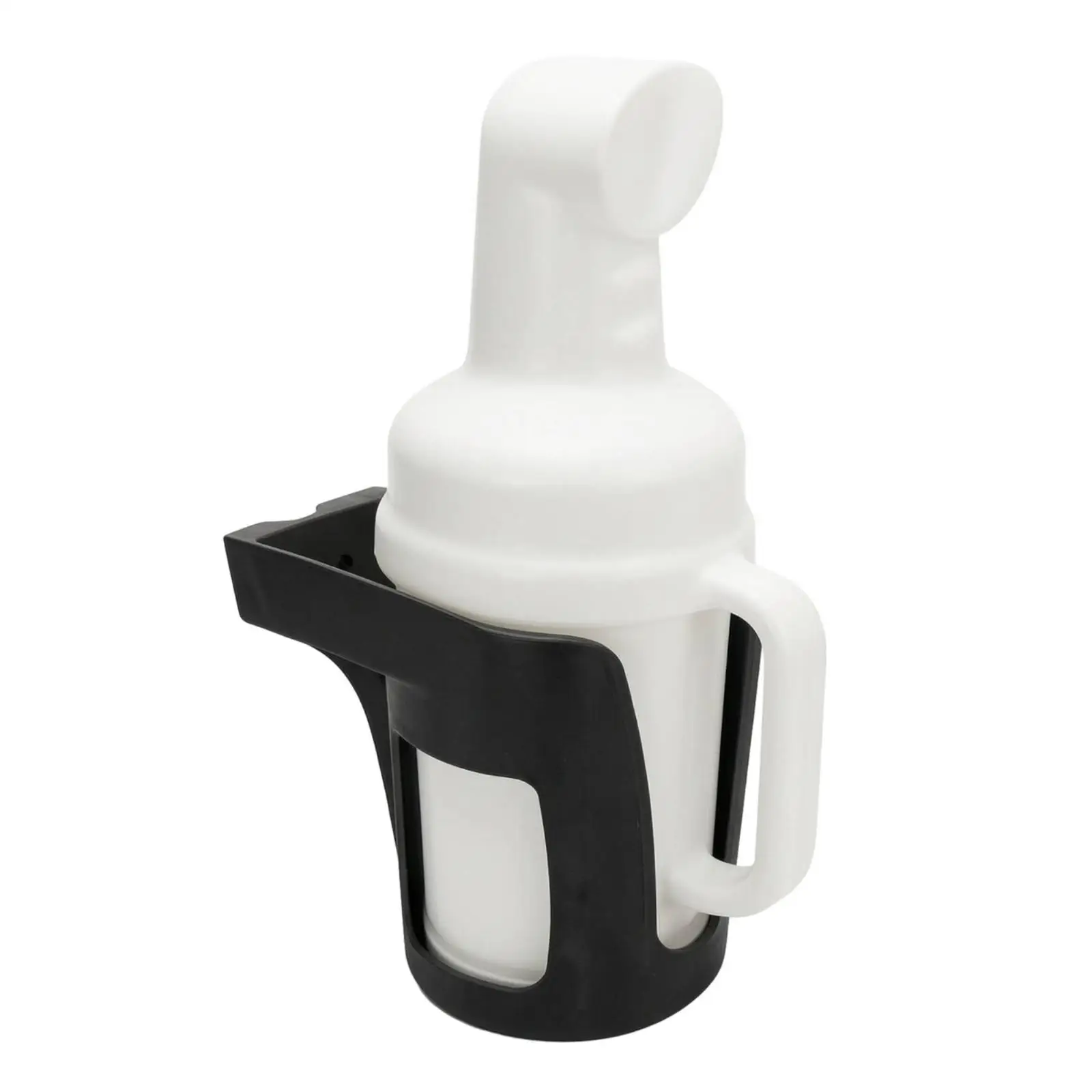 Golf Cart Bottle Holder White Sand Container Molded Black Mount Bottle Seal for Fairway Upkeep