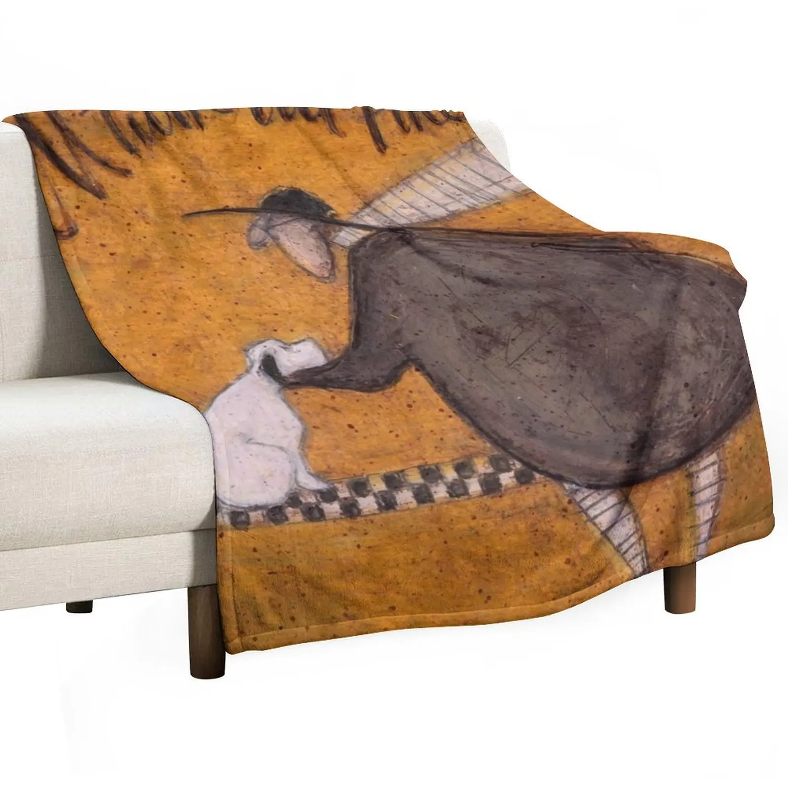 

It Will Turn Out Fine Sam Toft Throw Blanket Spring Fall Cozy Throw Blanket for Couch