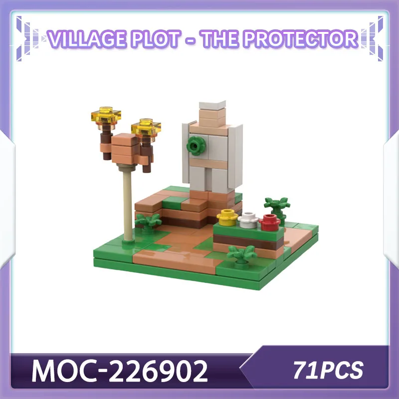 

Building block set Village Plot - The Protector Pixel MOC-226902 Craft Game Decoration Christmas gift