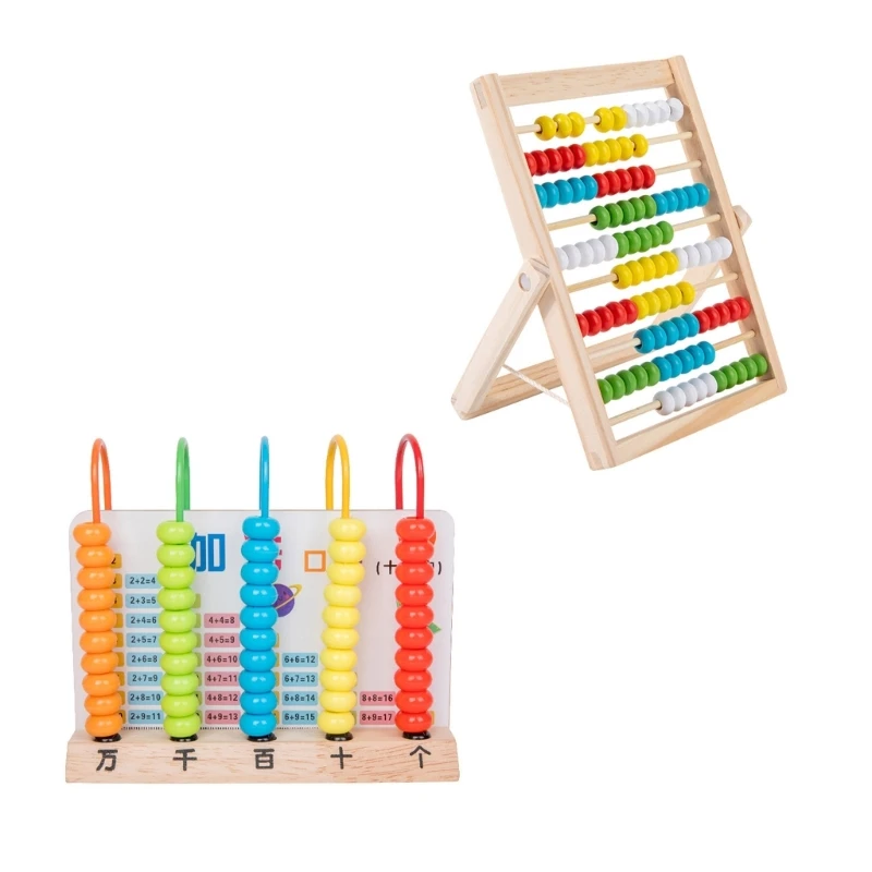 Number Learning Abacus Toy Sliding Beads Number Calculate Educational Toy for Kids Improve Calculation Proficiency Toy H37A