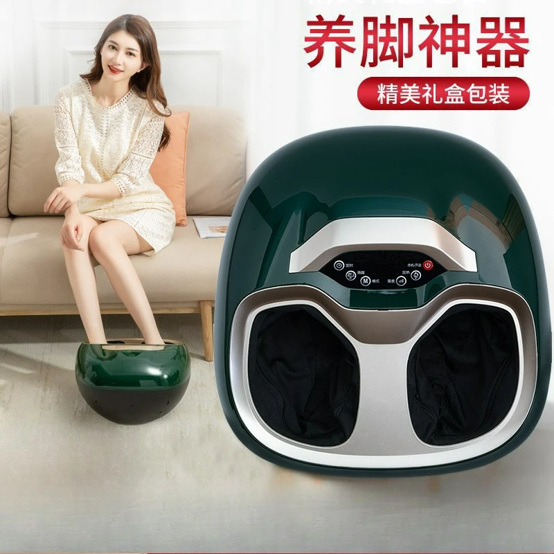 Customizable Automatic Foot Therapy Machine Kneading Press  Plate Leg Massager Full Wrap Heating  Therapy