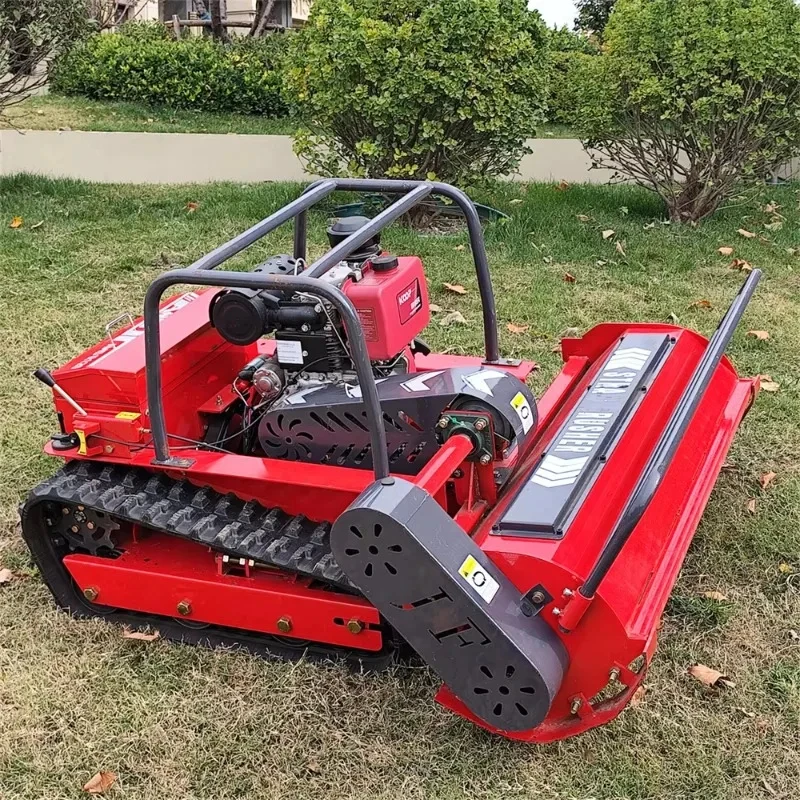 CE EPA Remote Control Zero Turn Track Lawn Mower for Garden Grass Cutting