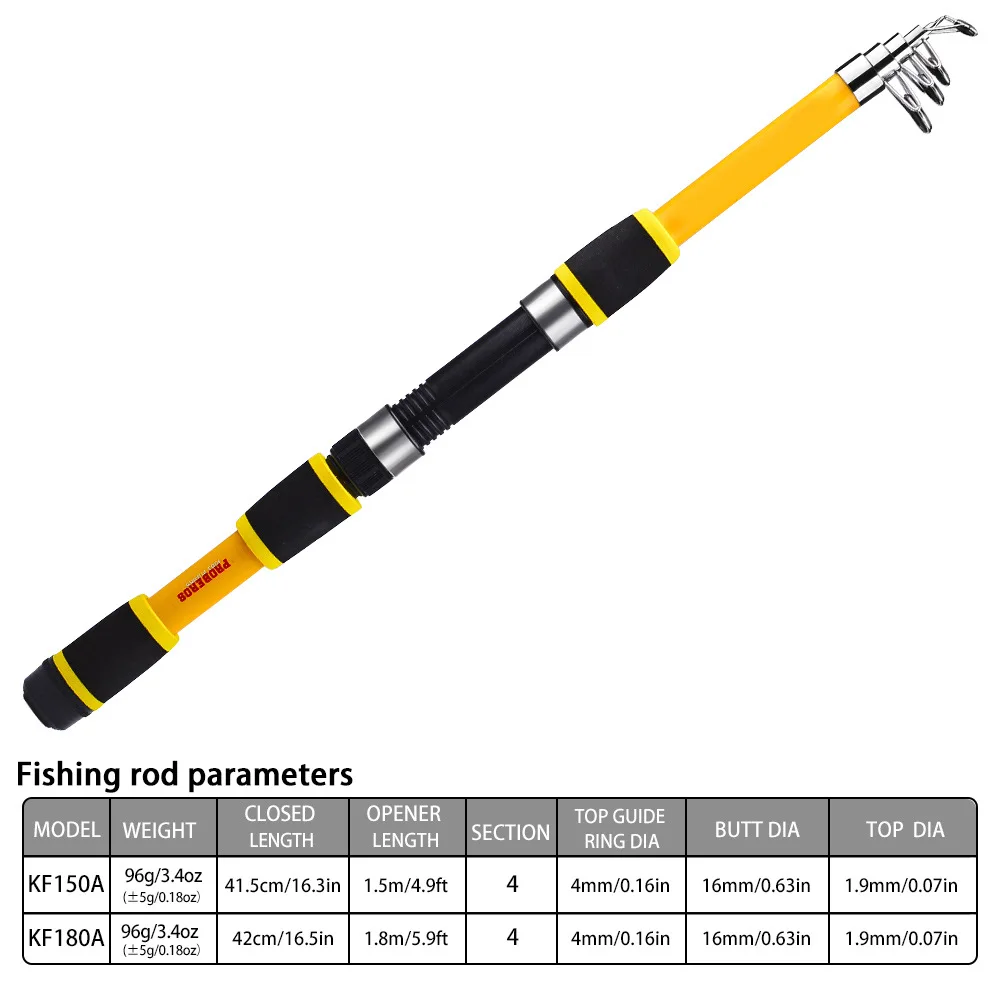 Surf Sea Beach Casting Fiberglass Glass Fiber Combo Kit Set Fishing Rod Pole Spinning Baitcasting Telescopic Travel Ice Fly view 6
