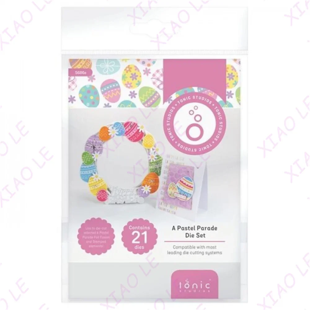 

Easter A Pastel Parade Metal Cutting Die Scrapbook Embossed Paper Card Album Craft Template Cut Die Stencils New for 2025