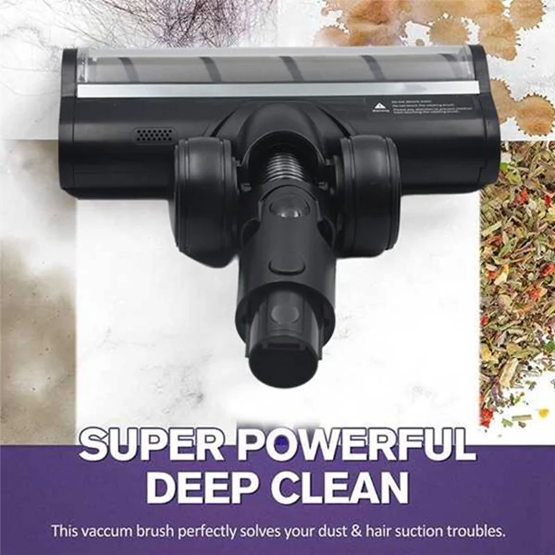 

B99A-Anti-Tangle Electric Floor Brush Head For Dreame R10 R20 R30 T10 T20 T30 V12 V16 Vacuum Attachment With LED Light