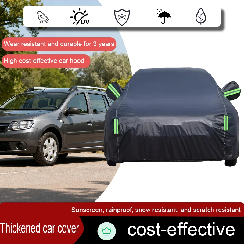 For Dacia Logan sedan, station wagon, and pickup truck, we offer thickened car covers that are UV-resistant, provide outdoor sun