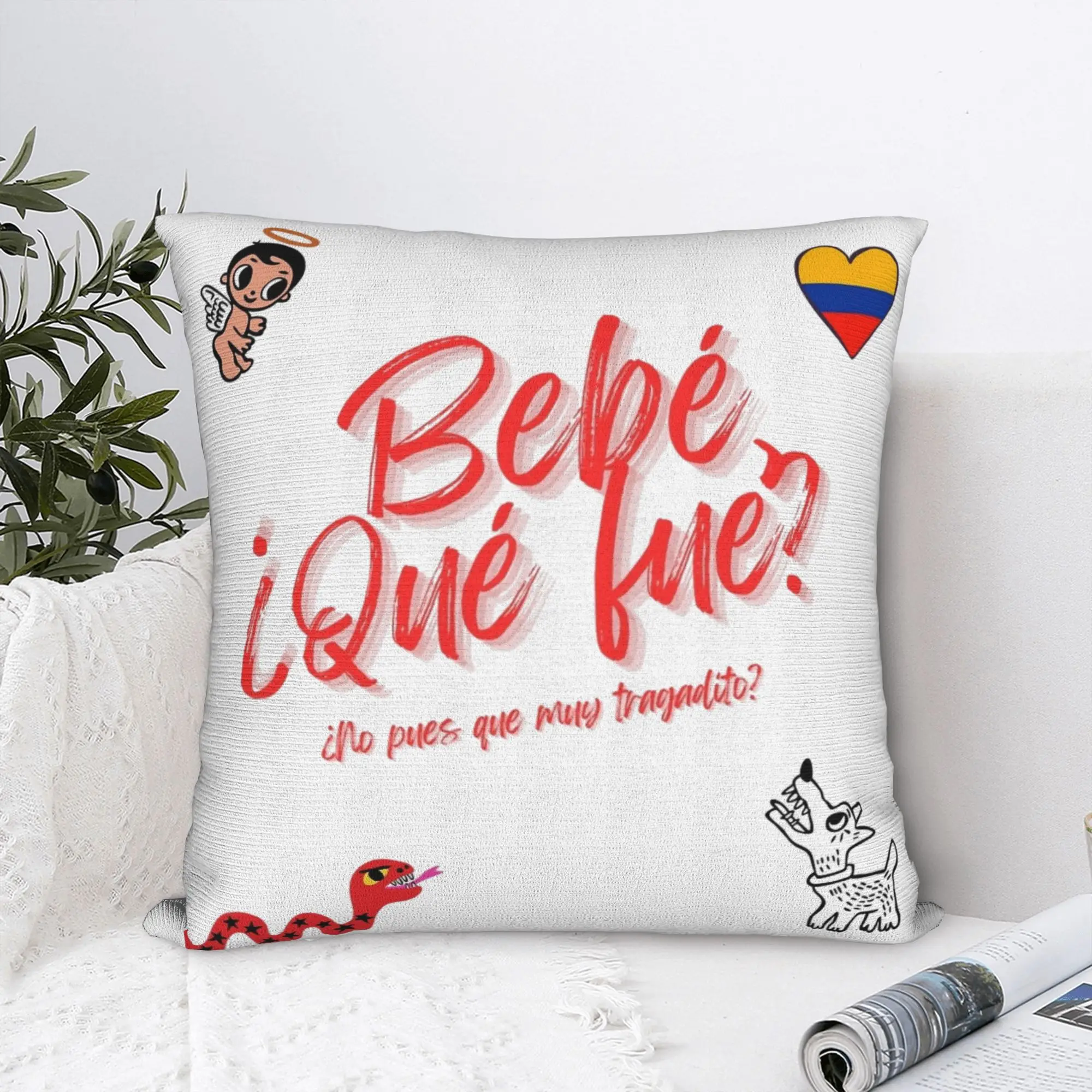 Karol G Shakira TQG Pillowcase Printing Polyester Cushion Cover Decoration  Manana Sera Pillow Case Cover Sofa Square 40X40cm