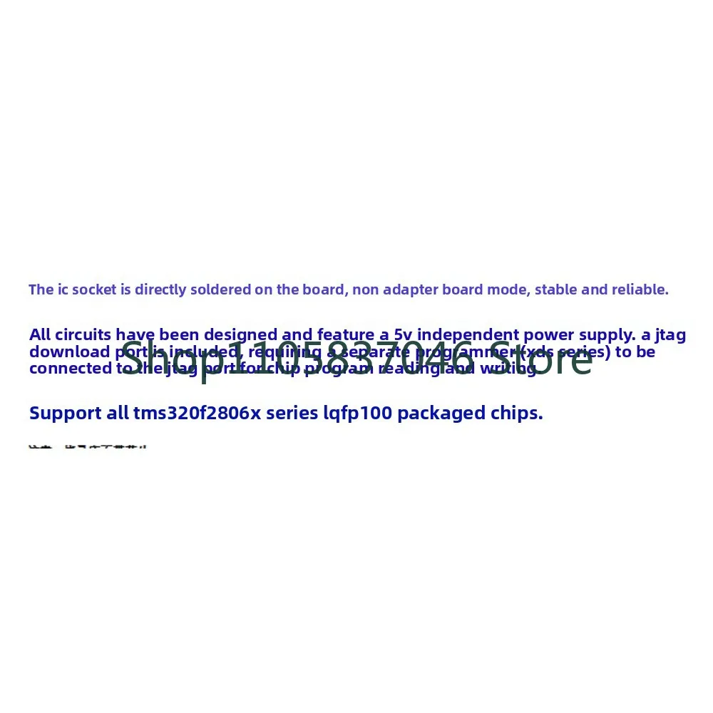 TMS320F28069/F28062 LQFP100 IC Test Stand Burn Stand Mass Production Programmer