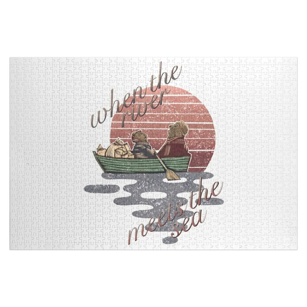 Emmet-otters-jug-band-christmas, jim henson, cartoons, muppets, otter, emmet Jigsaw Puzzle Toddler Toys Personalised Toys Puzzle