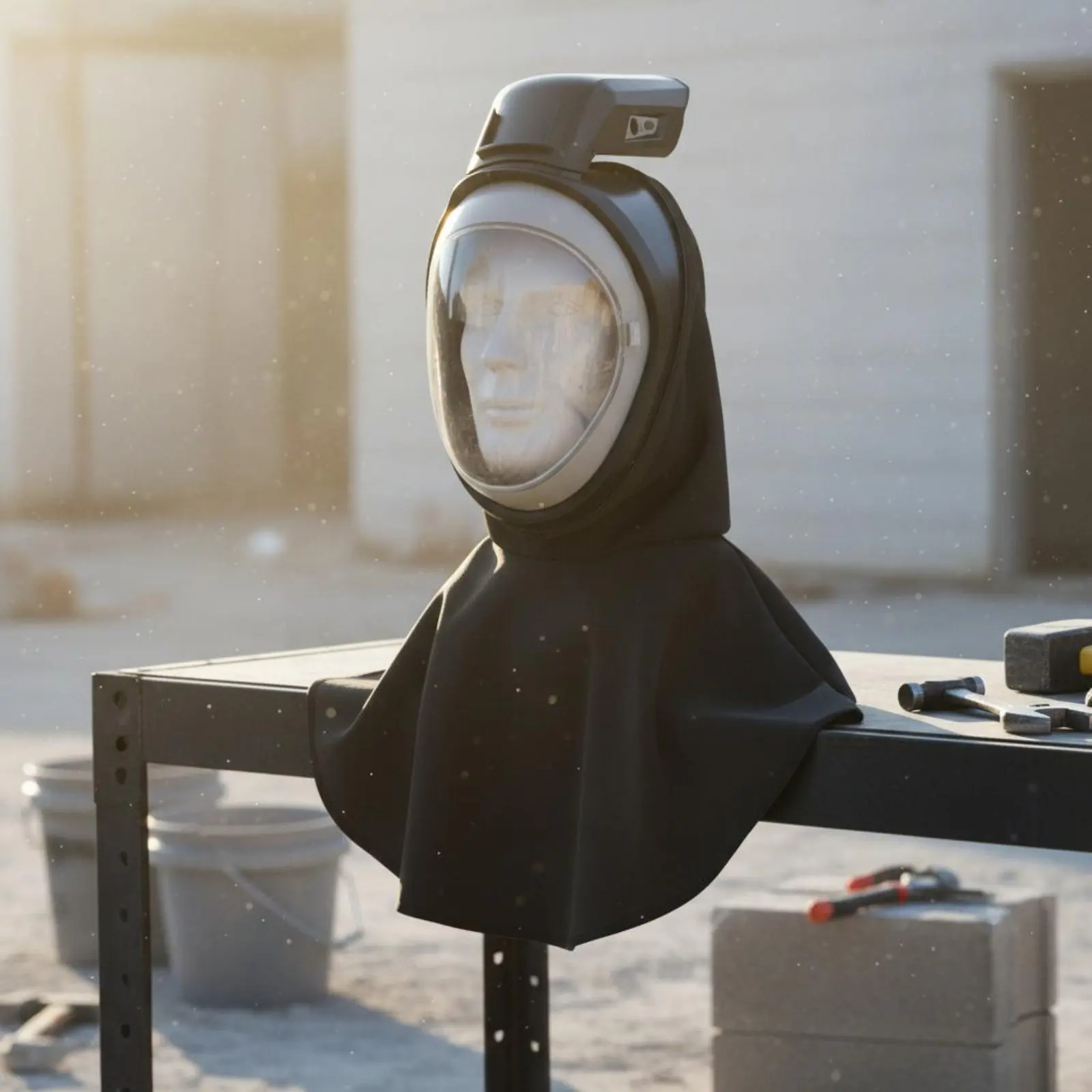 Electric Air Supply Particulate Hood Adjustable Wind Speed Full Face Protective Hood Hood Professional-Grade Particulate