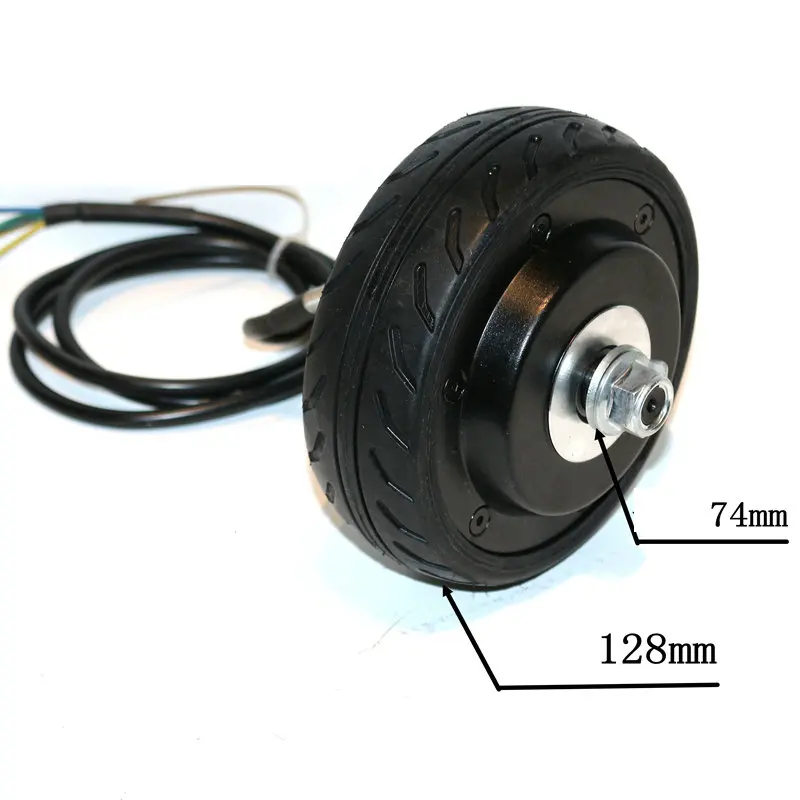 Super Light Carbon Fiber Scooter 5inch Hub Motor Double Axle Electric Skateboard Hub Motor Electric Skateboard Accessories