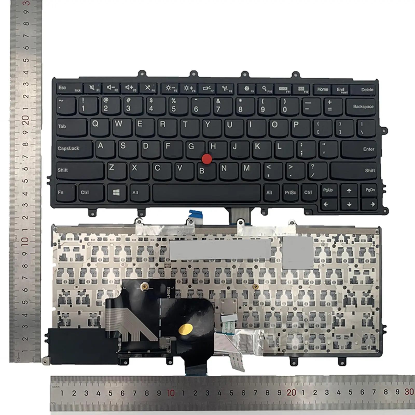 Teclado de laptop com ponteiro para notebook x230S x240S x240i preto