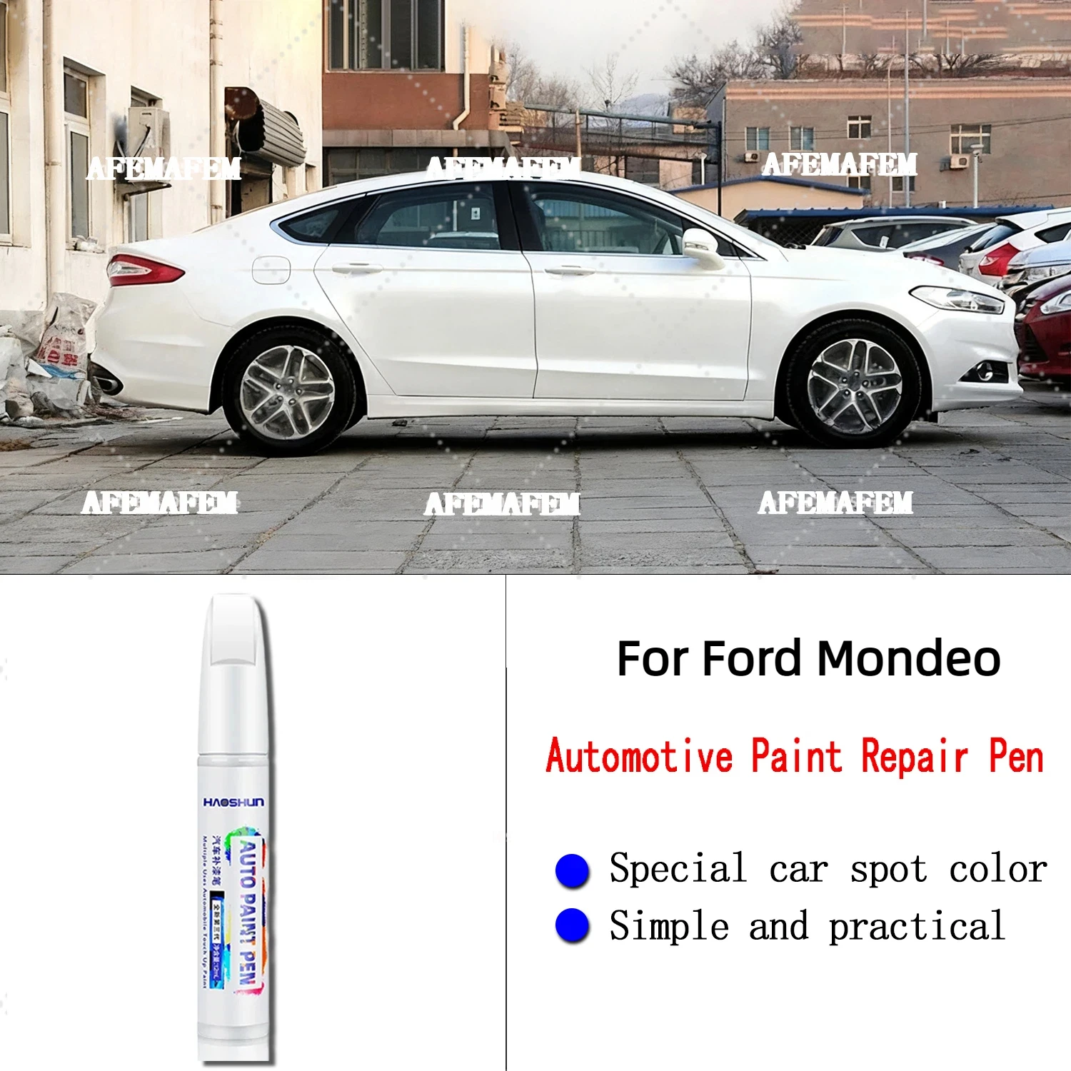 For Ford Mondeo Touch-Up Paint Pen Car Scratch Repair Paint Protection & Clear Coat Gloss Finish Flaunt Silver Phantom Grey