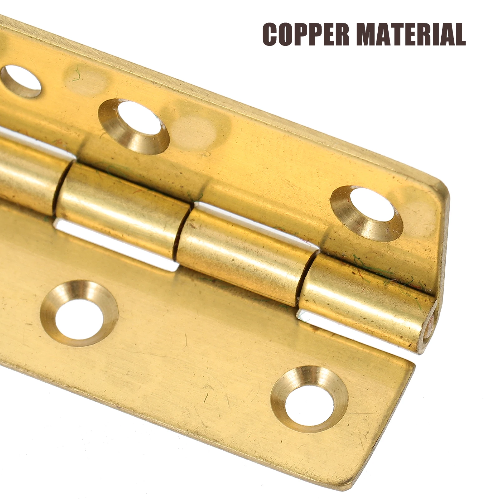 

6 Pcs Mini Hinges Piano Tuning Tool Heavy Duty Golden Cabinet Doors Flush 180 Degree hinges for wooden box piano hinge