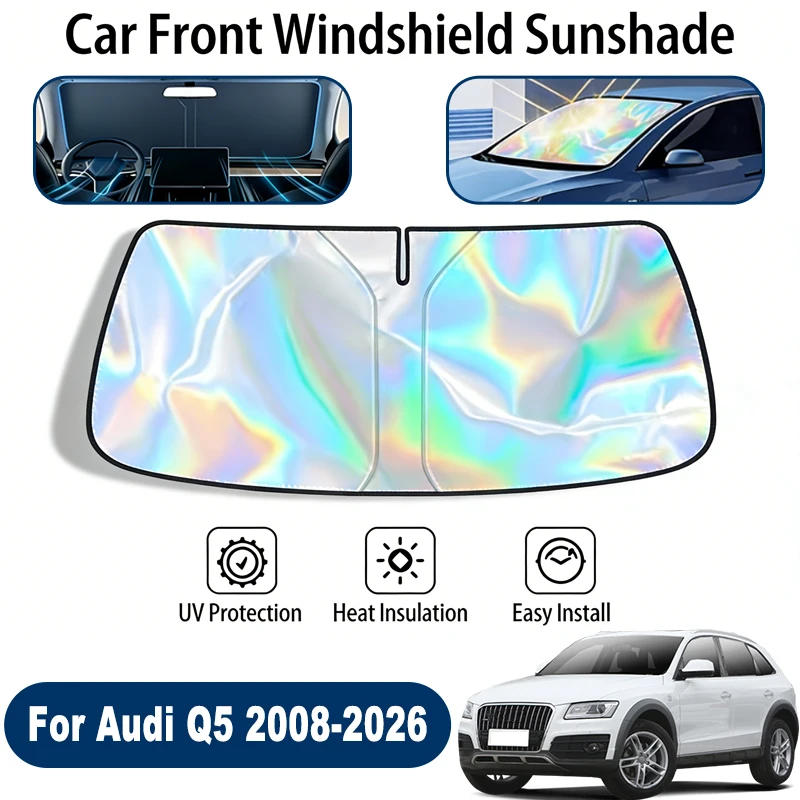 

Windshield Sun Shade For Audi Q5 2008-2026 Foldable UV Reflective Front Window Sun Protection Cover Accessories