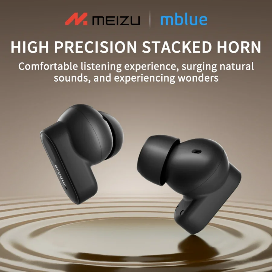 100% Original Meizu Meilan mblue AR01 Bluetooth 5.4 Earphones Wireless Earphones HD Stereo Earbuds TWS Sport Headsets