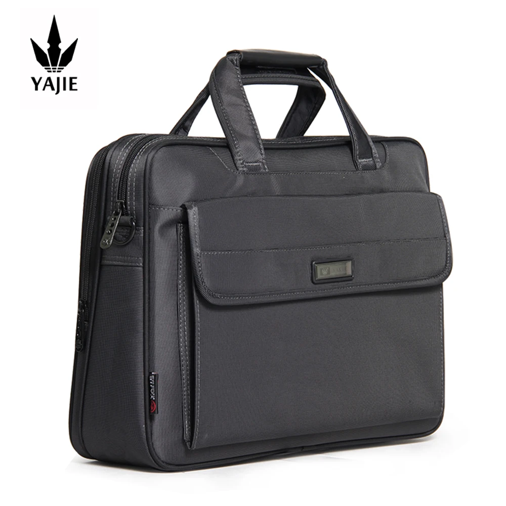 Large capacity briefcase bag Business men 14 inch Laptop Notebook Bag canvas Handbags Shoulder Men\'s Office Bags Oxford Fabric