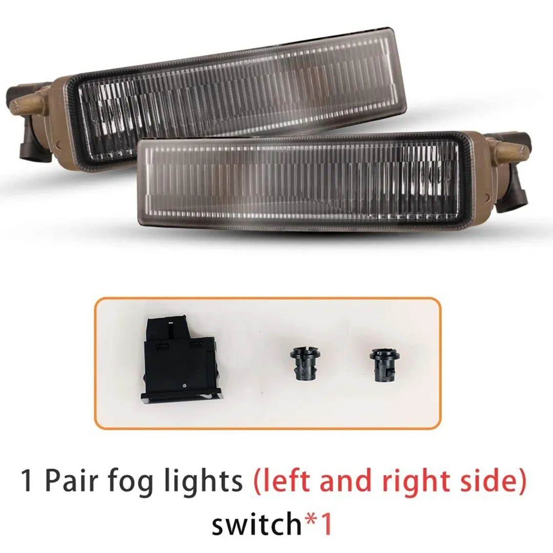 2 pcs fog light for Scion XB 2003-2007 Bumper front driving lamp Replacement Switch Kit Smoke Lens front fog lamps assambly Pair