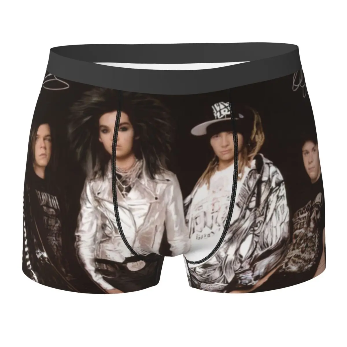 

Нижнее белье Tokio Hotel, рок-музыка, дизайн, багажник, модные мужские трусы, простые трусы-боксеры, идея подарка