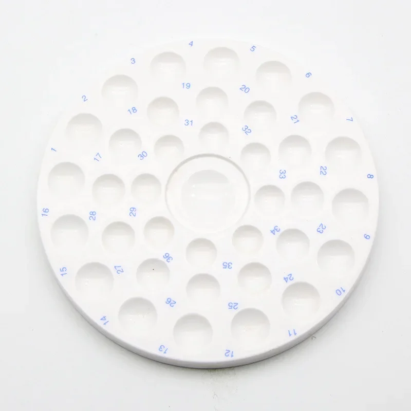 Dental Laboratory Porcelain Watering and Thermal Insulation Moisturizing Porcelain Plate Palette with Tooth Tools