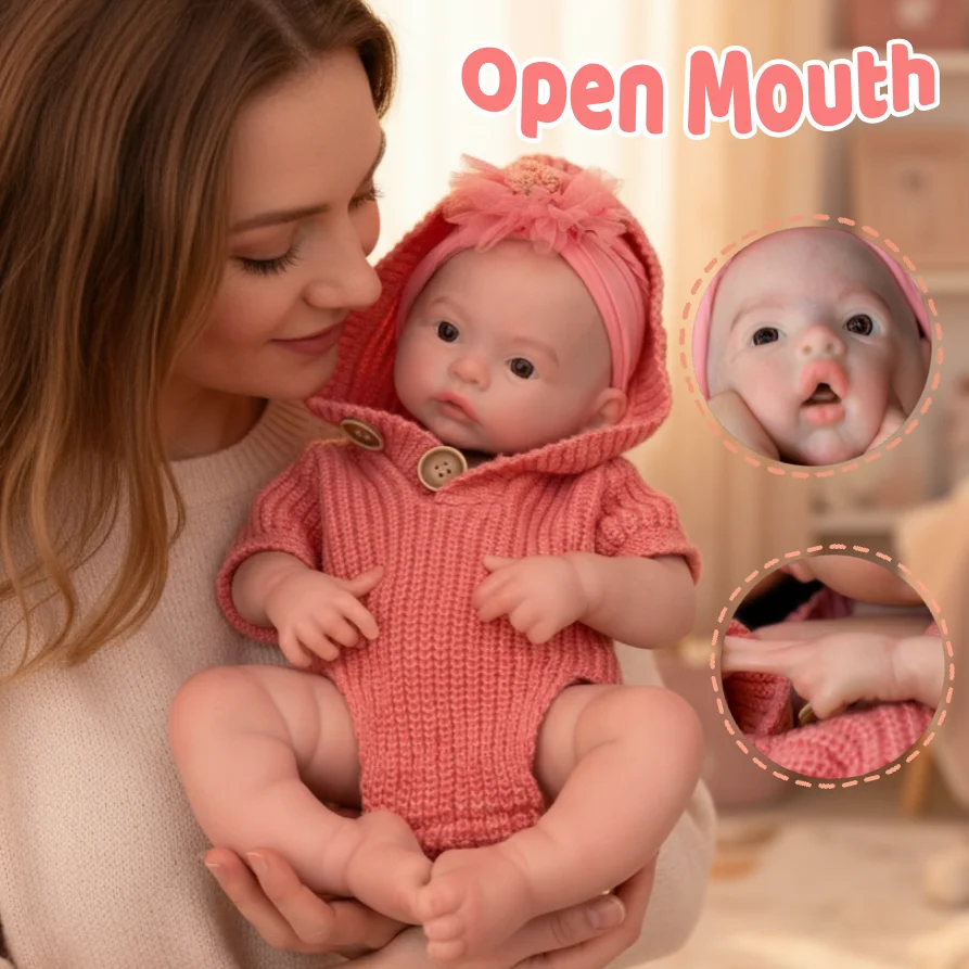 

45 см окрашенная и неокрашенная мягкая силиконовая кукла Bebe Reborn Girl Doll Bebe reborn de silicona, реалистичная кукла для новорожденных девочек