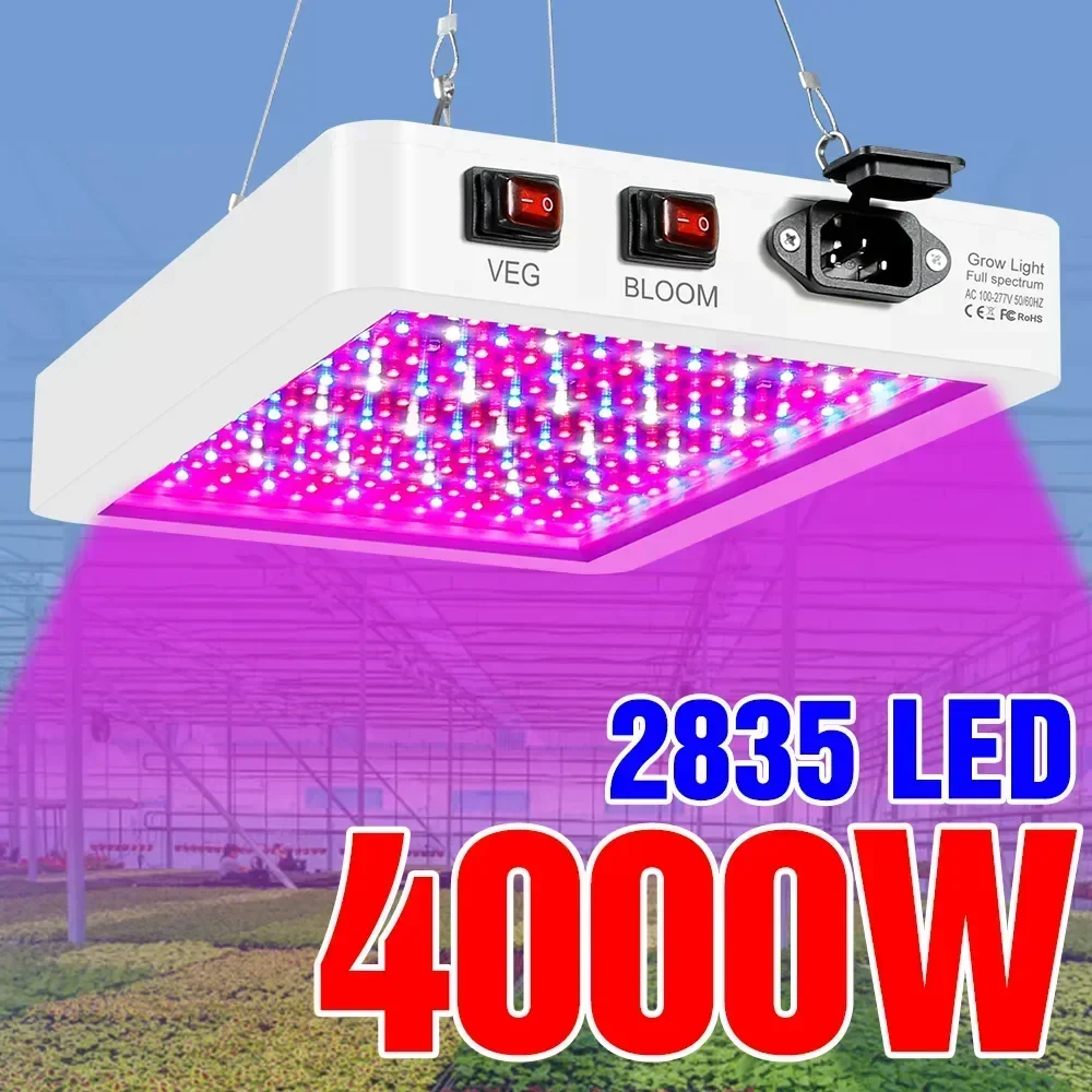 Neueste 4000/5000 W Volle Spektrum LED Wachsen Licht IP65 Anlage Lampen Hydrokultur Lampe Gewächshaus Lampen Blume Wachstum beleuchtung Box