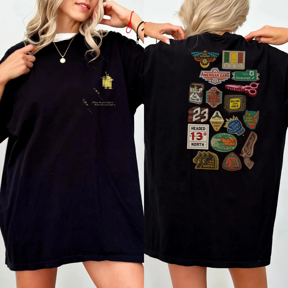 Noah Kahan Divide tour T-shirt with lyrics 