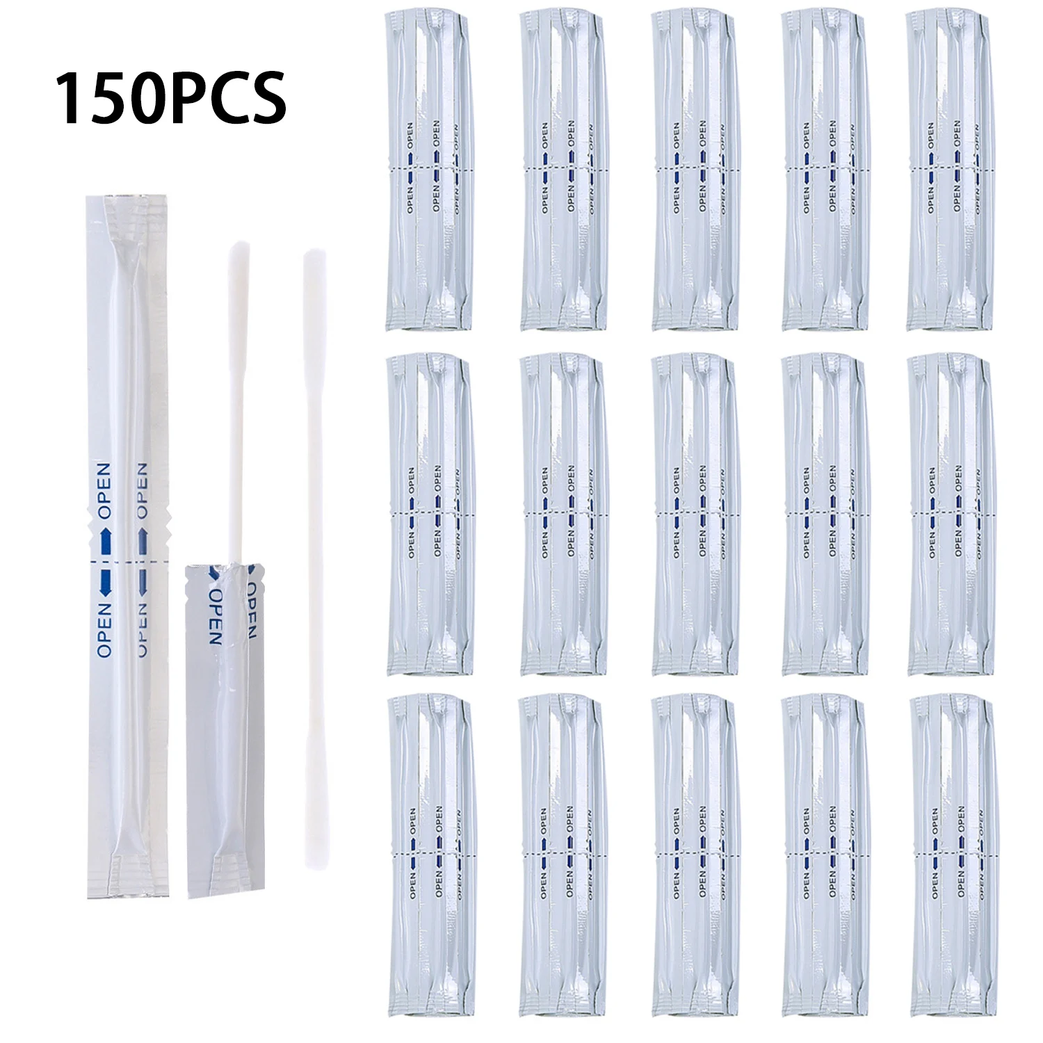150Pcs Alcohol Wattenstaafjes Dubbele Hoofd Cleaning Stick Voor Iqos 3.0 Duo 3 2.4 Plus Lil/Ltn/heets/Glo Heater Cleaner Gereedschap