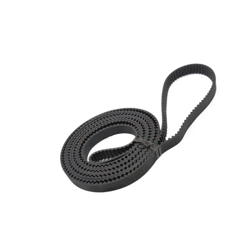 S2M 316 Synchronous Belt S2M-6 Closed-loop Rubber Timing Belts Width 8mm 10mm 12mm STD Black Timing Belt Length 316mm