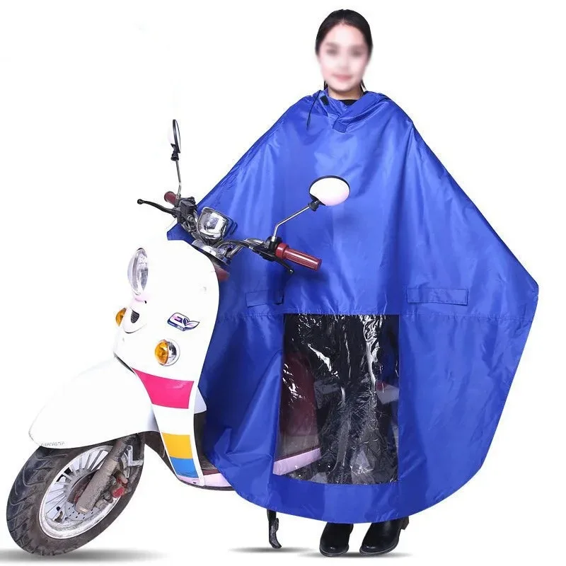 Motorcycle Raincoat Bike Waterproof Cover Poncho Raincoat Hooded Motorcycle Bike Men's and Women's Rain Cover