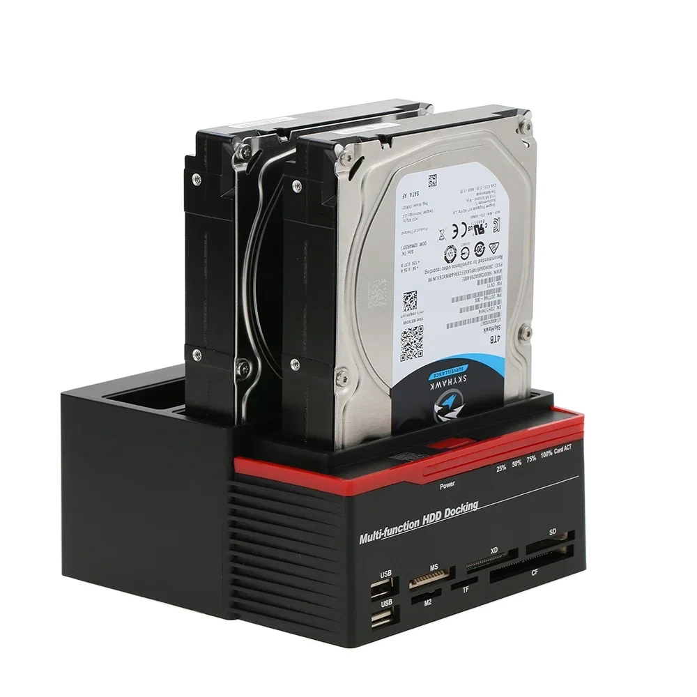 Tutto in 1 Docking Station DUAL hard disk Sata IDE 3,5 2,5 HUB CARD READER DOCK Tutto in 1 Docking Station DUAL hard disk Sata IDE 3,5 2,5 HUB CARD READER DOCK