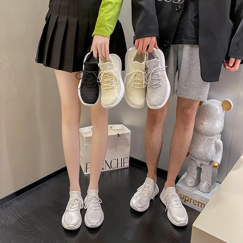 Unisex Sportschoenen Vrouwen Sneakers Nieuwe Schoenen Ademende Schoenen Paar Vrijetijdsschoenen Dames Loafers Student Hardloopschoenen Heren