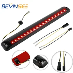 Barra de luces LED de freno para coche Hummer H2 Chevy GMC, lámpara de advertencia de parada y giro de montaje alto, 18 LED, 12V