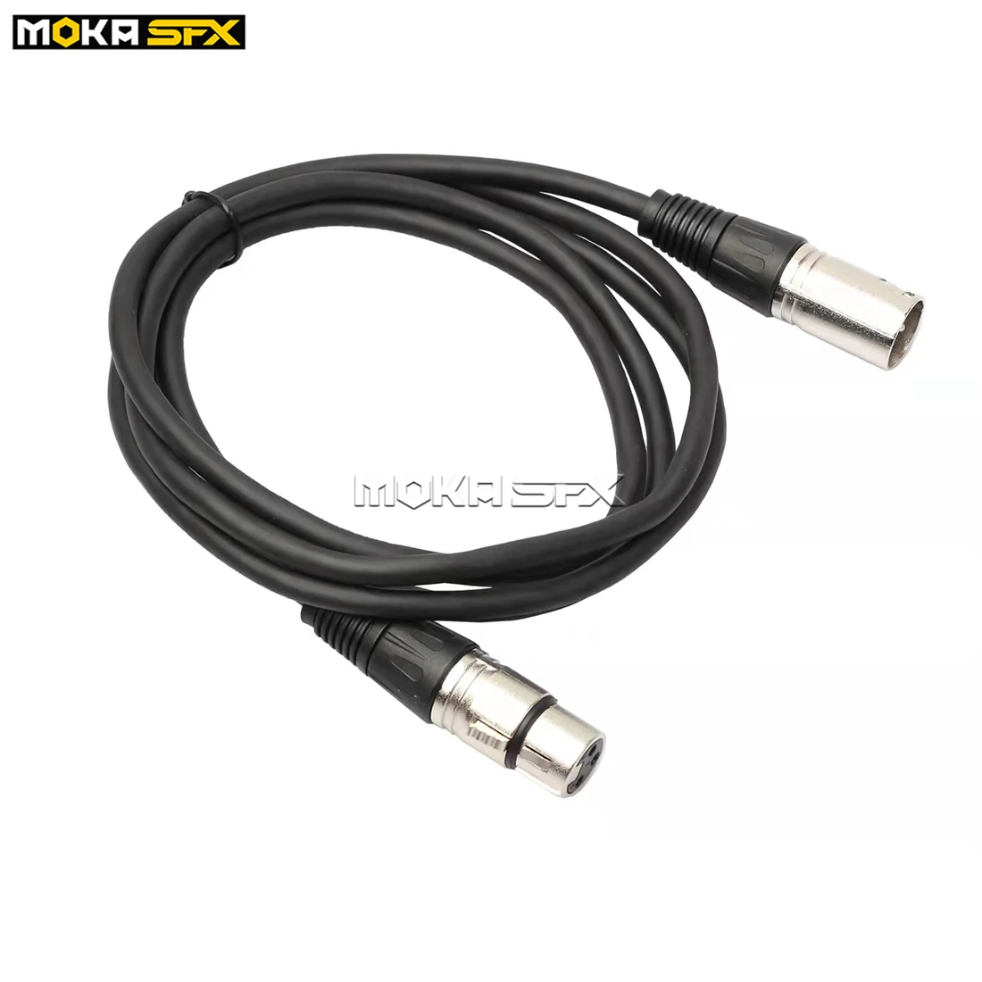 

MOKA SFX 10pcs/lot 5m 3 Pin Signal Connection DMX Cable Male Female XLR Connector Tamper-Proof Cable Hot Sale