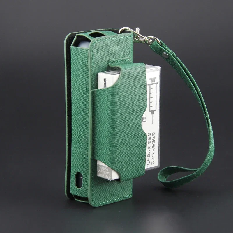 New 4 Colors PU Leather Case for IQOS Ilumai Prime Full Protective Cover Pouch Bag Case Holder Pouch Replaceable Accessories