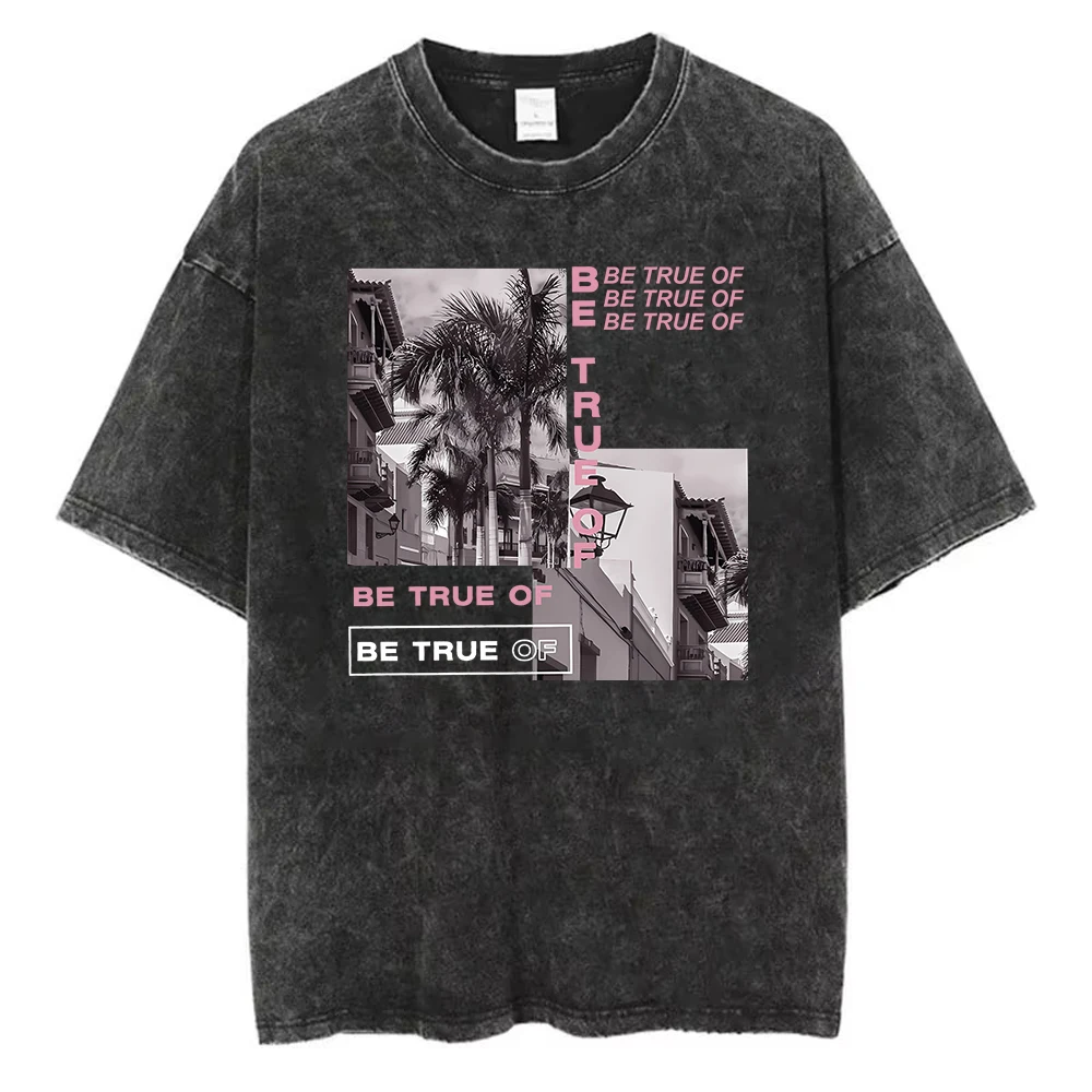 Vintage Summer Cotton Fashionable Casual Loose Tribute Van Gogh Famous Painting Printed Round Neck Short Sleeved T-shirt