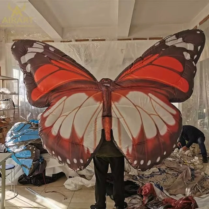 

Activity Supplies Factory Inflatable Butterfly Wings Adult Clothing