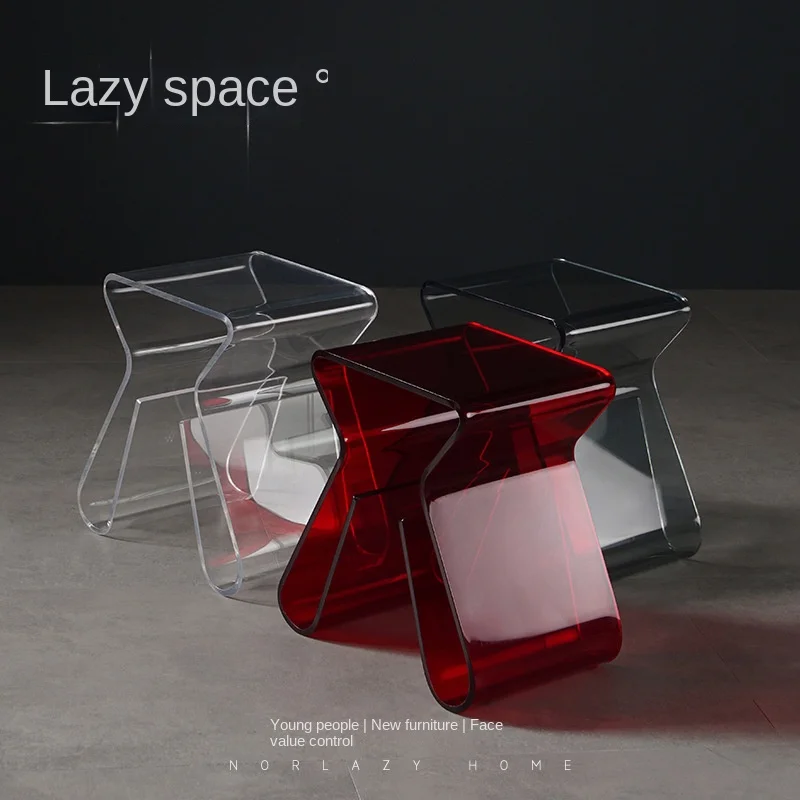 Nordic Small Coffee Table Acrylic Simple And Transparent Personality Light Luxury Movable Seating Corner Table Dropshipping