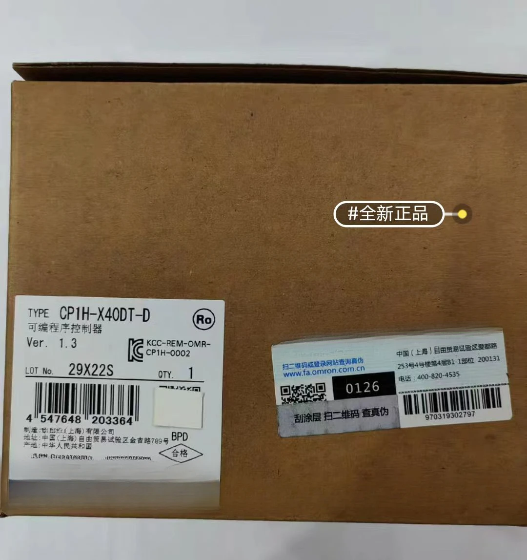 

CP1H-X40DT-D CP1HX40DTD CP1E-N60SDT-D CP1EN60SDTD CP1E-N30DR-D CP1EN30DRD CP1E-N40S1DR-A CP1EN40S1DRA New Original Module