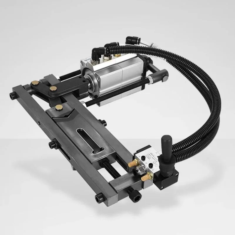 Pneumatic Bench Drill Tapping Fixture, Suitable for Screw Holes Within M20, Secondary Force Amplification Lever Hinge Structure