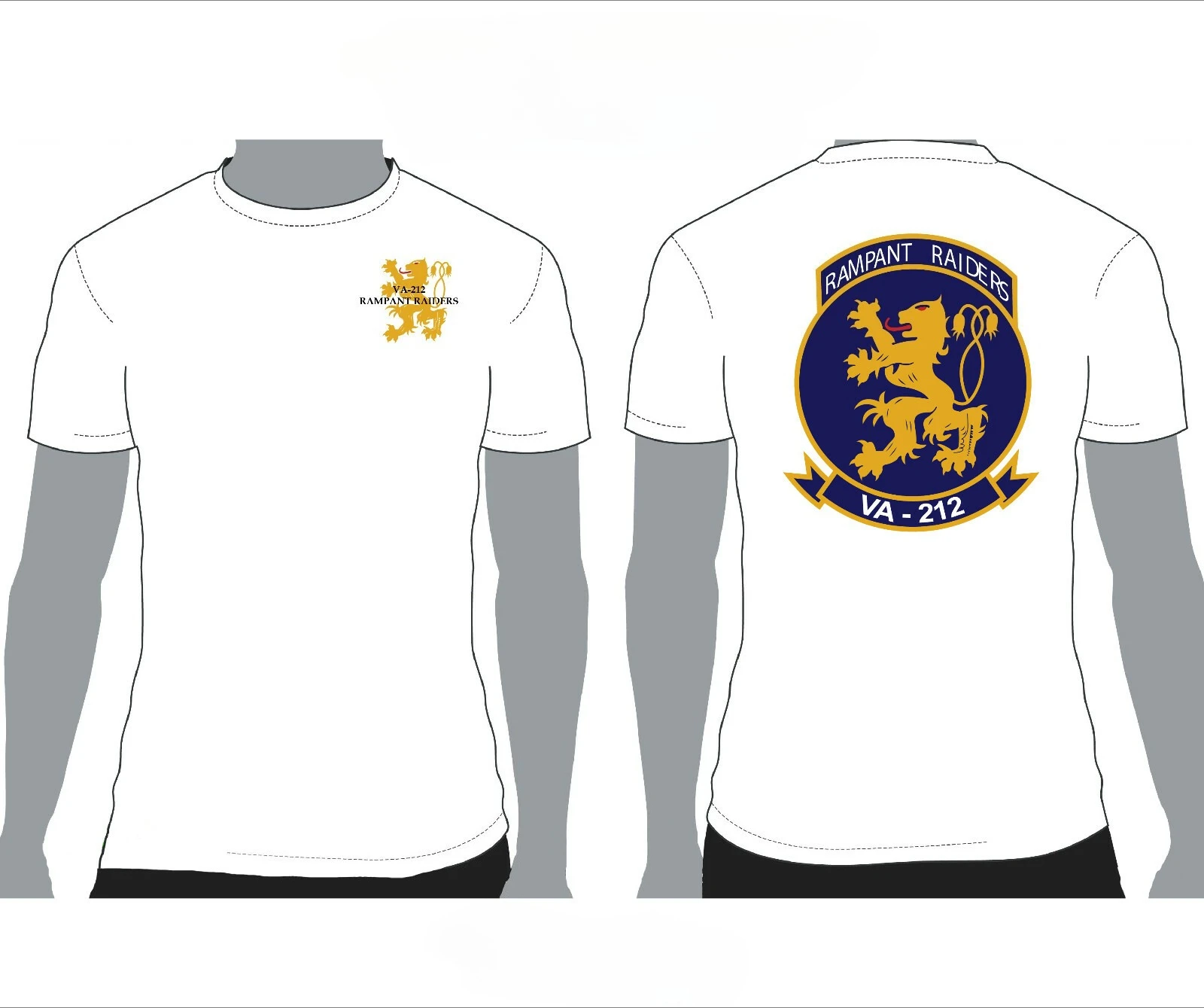 

USN VA-212 Rampant Raiders Logo T-Shirt 100% Cotton O-Neck Short Sleeve Summer Casual Mens T-shirt Streetwear