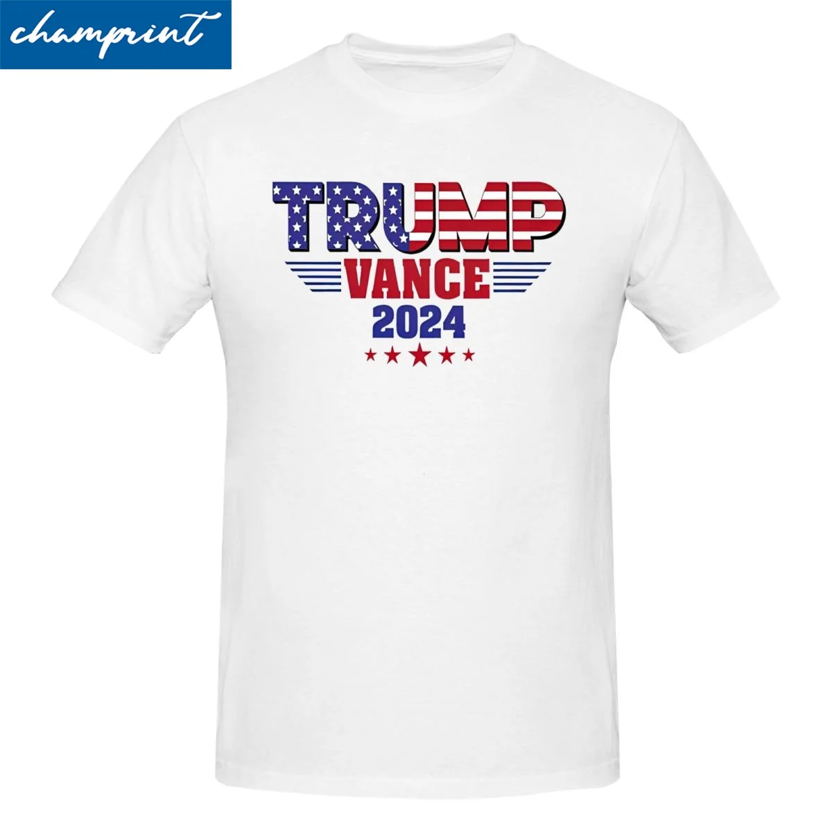 Trump JD Vance 2024 T Shirts Men Women's 100% Cotton T-Shirt Trump Vance President Election Vote Tee Shirt Short Sleeve Clothing