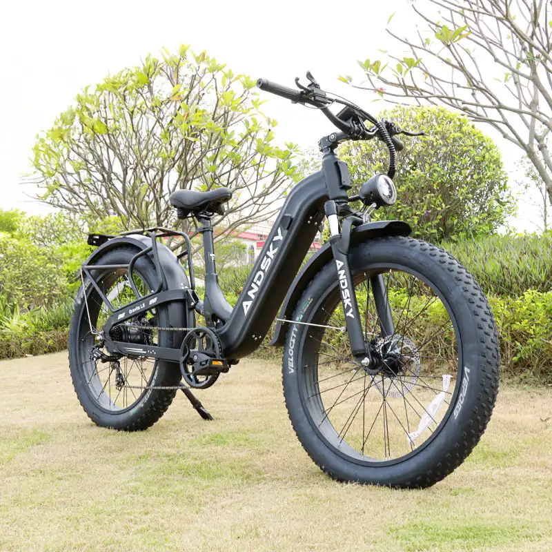 ANDSKY Gravita LS City Commuter Electric Bicycle 80Miles Long Range 48V 20AH Removable Battery 32MPH 1300W Motor 90Nm Powerful Torque Electric Bike for Adults E-bike with 6-Piece Kit - view 8
