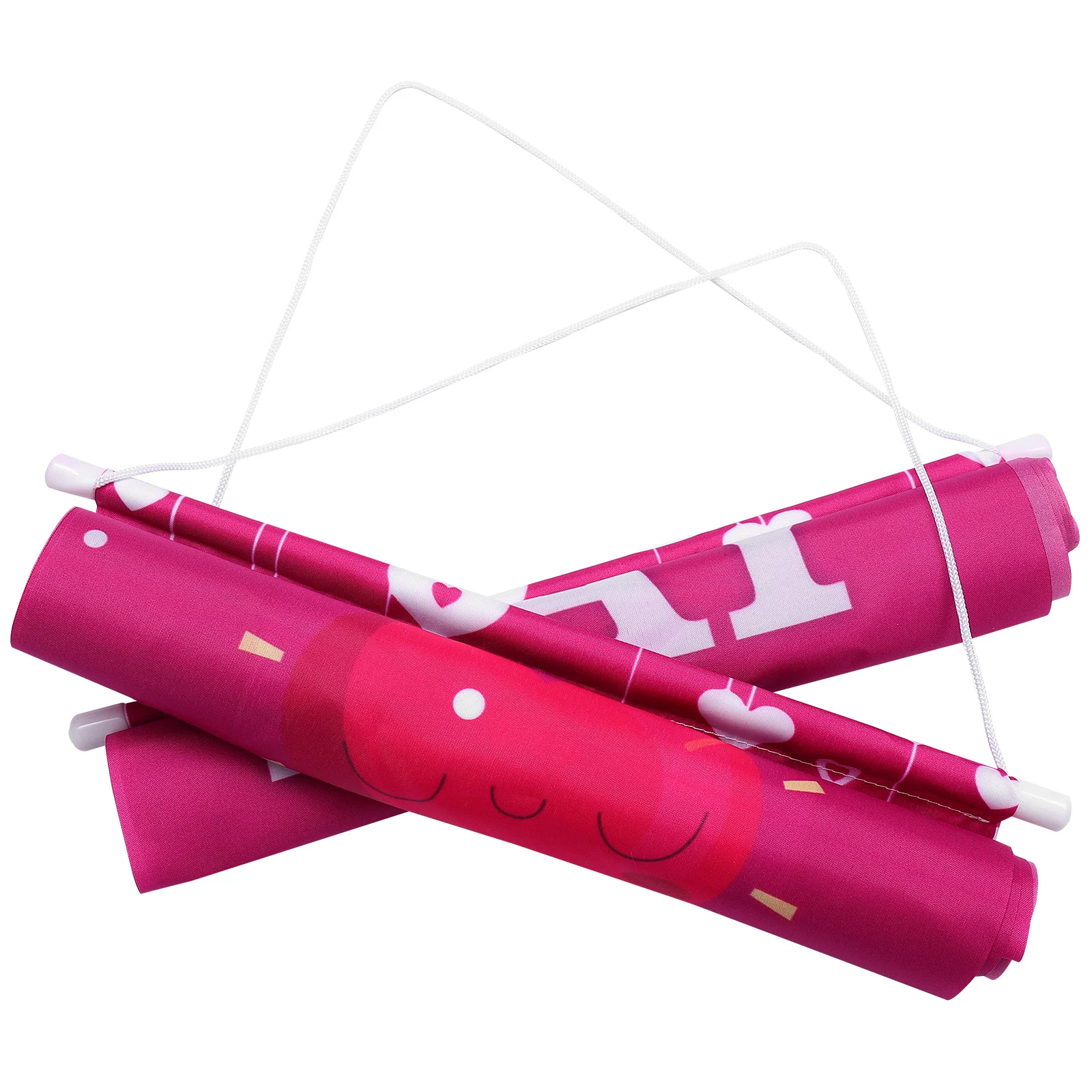 

1Pair Valentine's Day Door Banner Easy Install Remove Party Supplies Decorations Door Curtain Porch Curtain Party Supplies