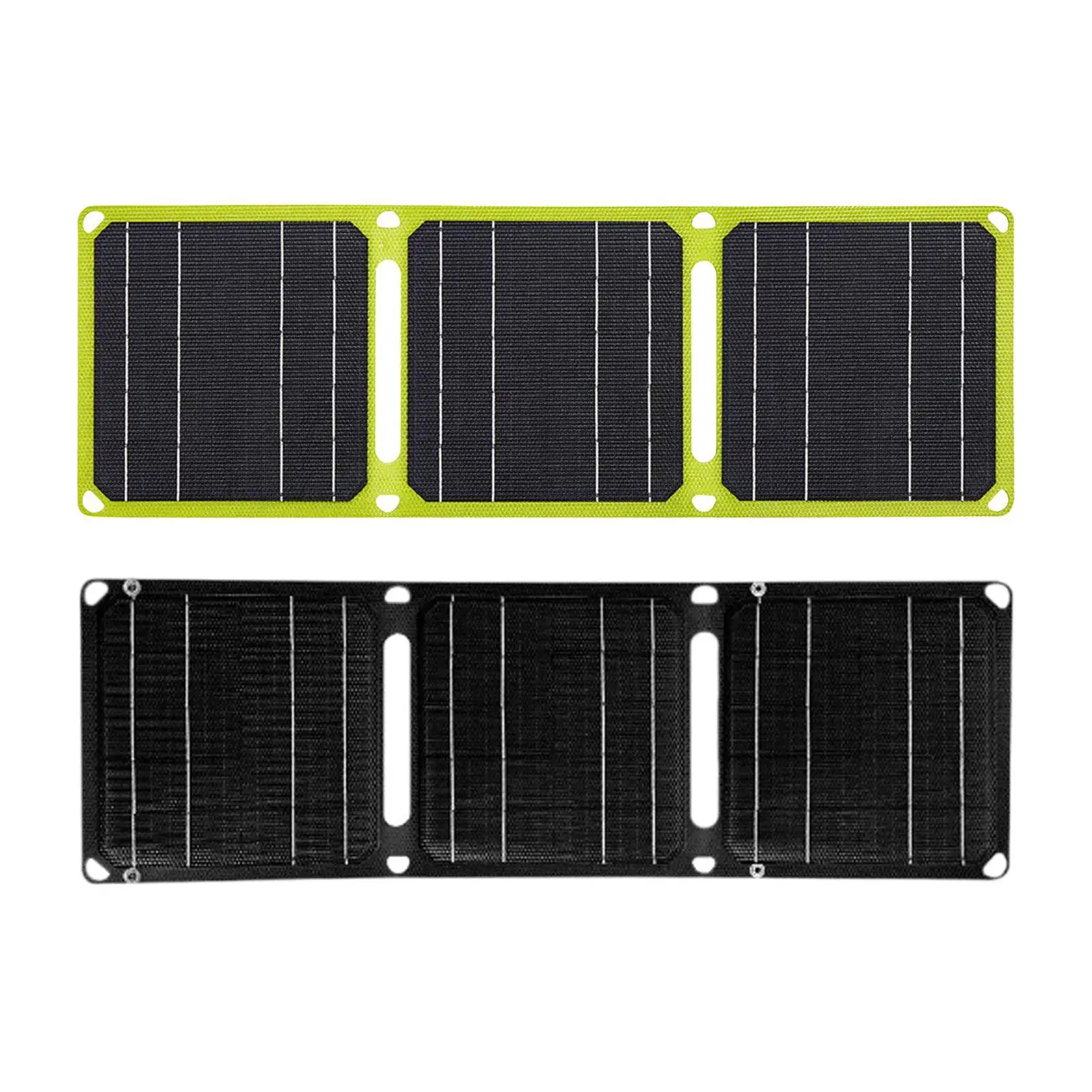 Foldable Solar Panel 3 Foldable Phones USB Charging IP67 Waterproof Lightweight Portable for Travel Camping