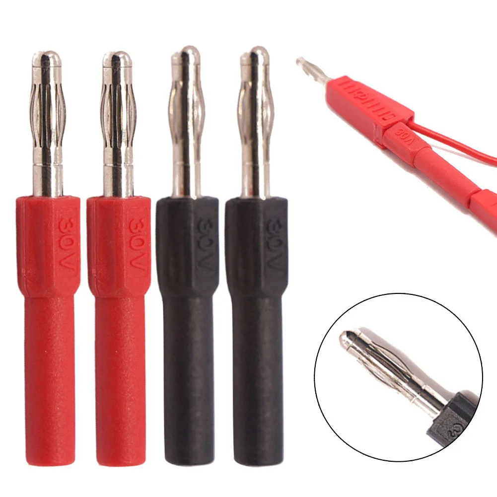 Adaptateur de sonde de Test, convertisseur de sonde de Test 4mm mâle à 2mm femelle, adaptateur de convertisseur corps en cuivre longue durée de vie