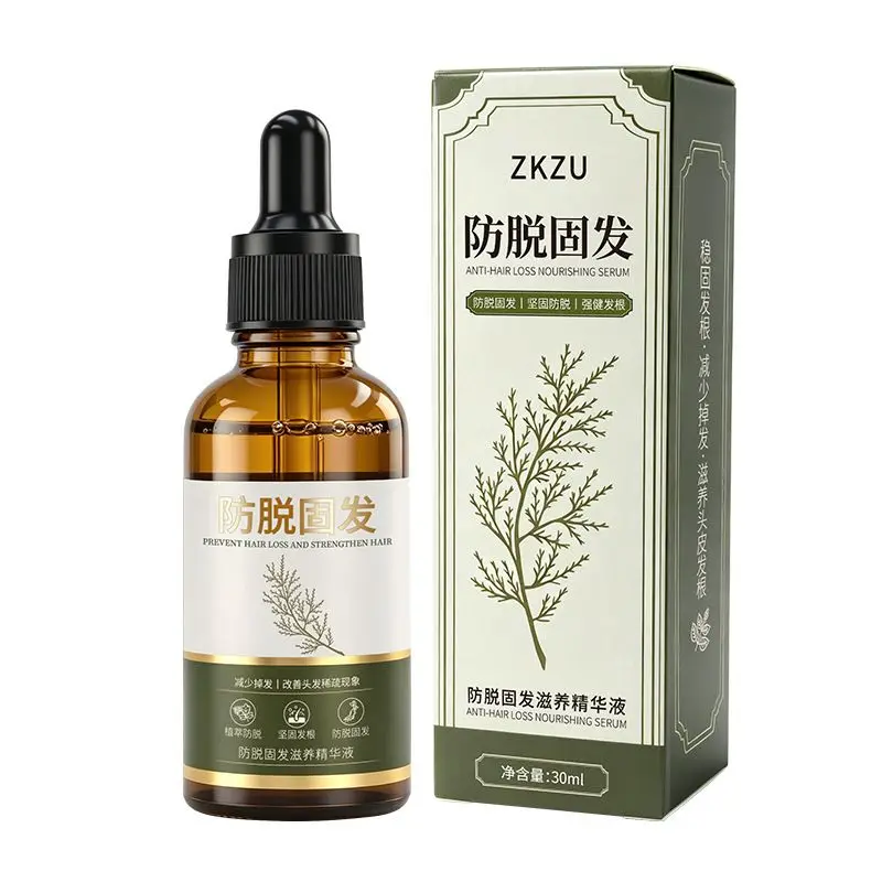 Hair Strengthening Serum, Reduces Shedding Breakage Strengthens Roots Balances Scalp Oil Nourishing Fuller-Looking Hair