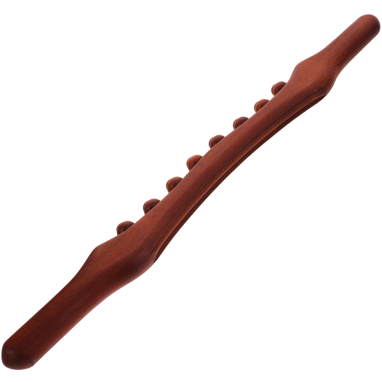 

Wood Massage Handheld Back Massager Wood Treatment Supply Portable Body Muscle Relaxer Rolling Bead Manual Treatment Supply